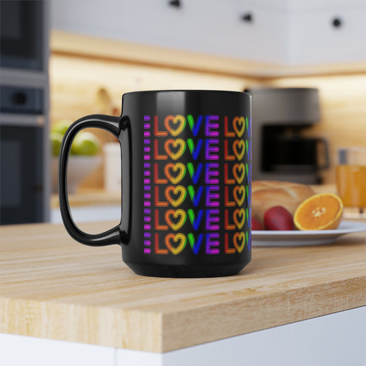 Rainbow Love 15oz mug