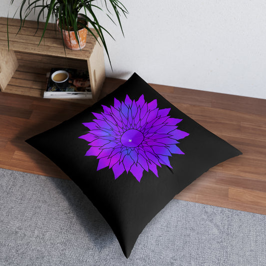 Purple Star Meditation Pillow