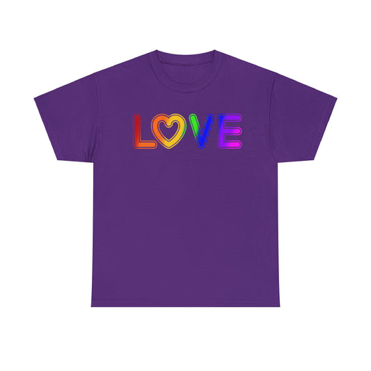 Rainbow Love Cozy T shirt
